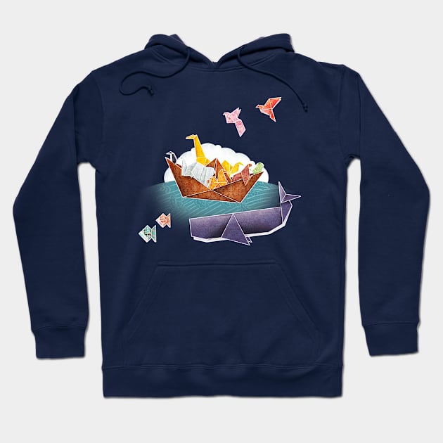 Origami Ark Hoodie by pixelvision